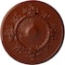 Ekena Millwork Flower Ceiling Medallion (Fits Canopies up to 3 7/8"), Hand-Painted Firebrick, 27"OD x 1 1/8"P CM27FLFIF - alternate 1